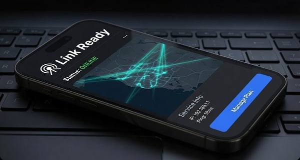 Starlink app on a phone showing Status: ONLINE and Manage Plan — reactivating Standby Mode before a storm